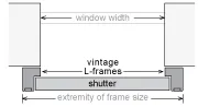 Vintage-L-frame