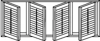 4panel 2-hinged-left-2-T-post-2-hinged-right-(LTLRTR)
